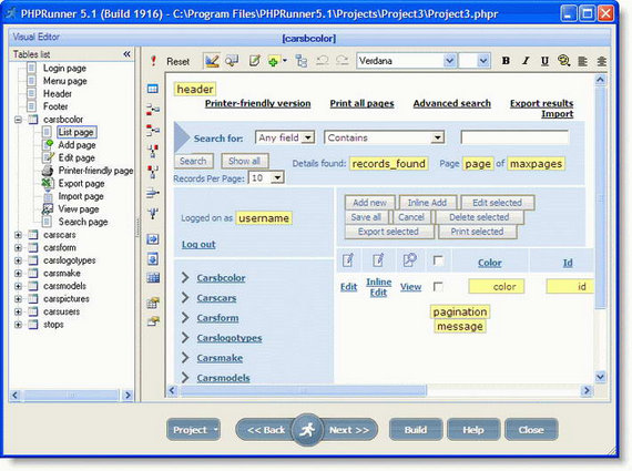 phprunner_phprunnerv10.2 中文版下载 运行截图1