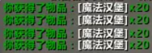 魔法汉堡成品展示