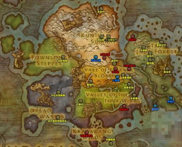 潘达利亚糖罐分布