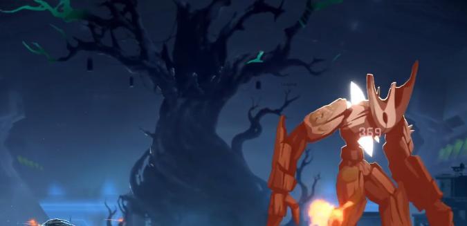 踩地攻击示意图