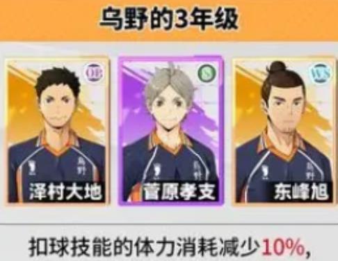 排球少年新的征程乌野豪华阵容怎么搭配 排球少年新的征程乌野豪华阵容搭配攻略