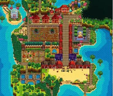 星露谷物语沙滩农场布局