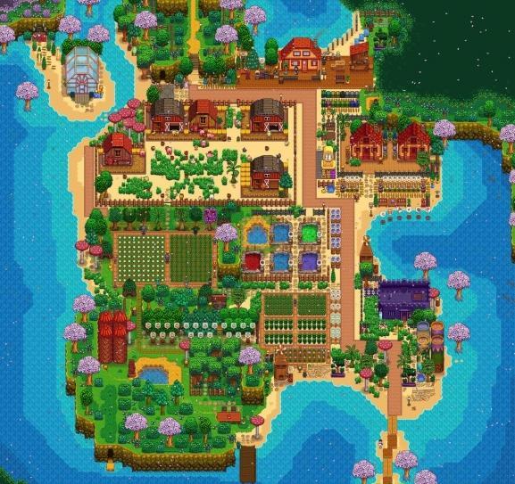 星露谷物语沙滩农场布局