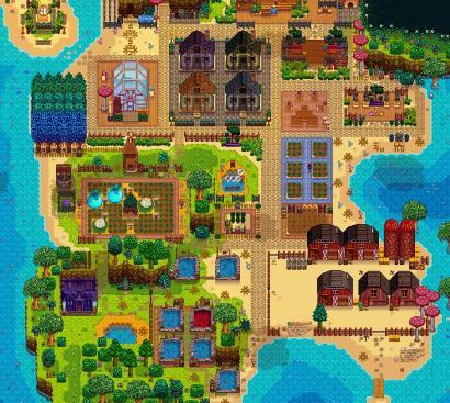 星露谷物语沙滩农场布局