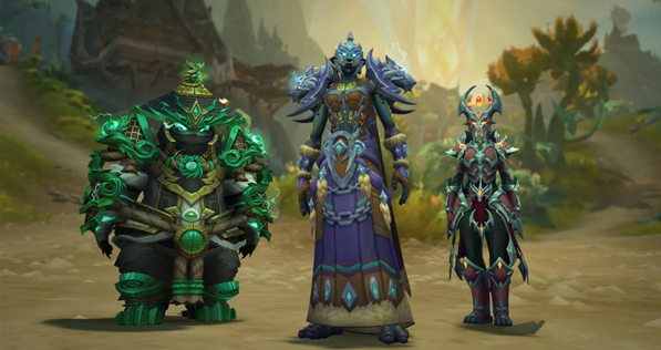 魔兽世界20周年T2幻化套装