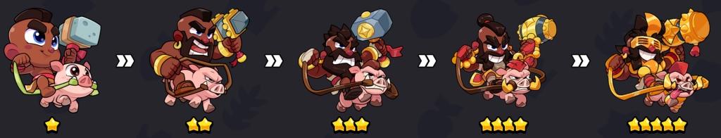 野猪骑士进化过程