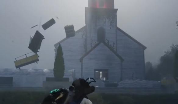 教堂顶部装备箱位置