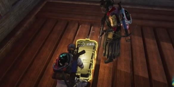 废弃车库装备箱位置