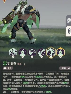 霍德希金技能展示