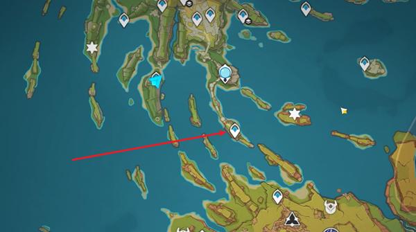 地灵龛1位置示意图