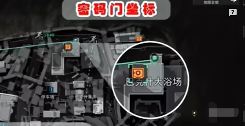 三角洲行动巴克什密码门位置