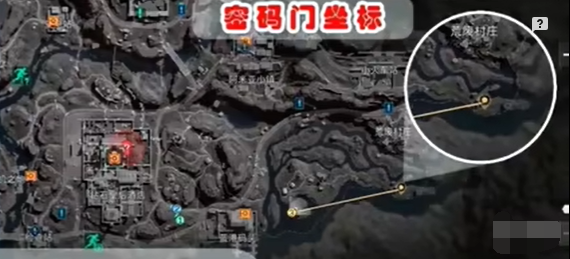 长弓溪谷密码门位置图