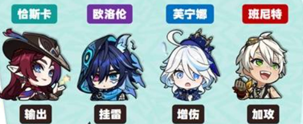 原神恰斯卡异色三连星队伍搭配