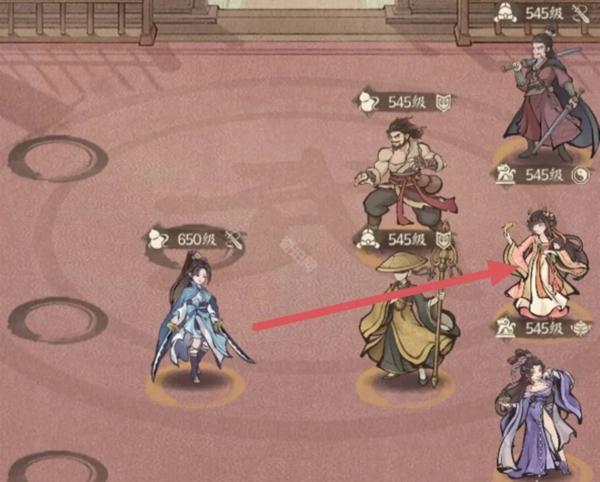 角色站位示意图