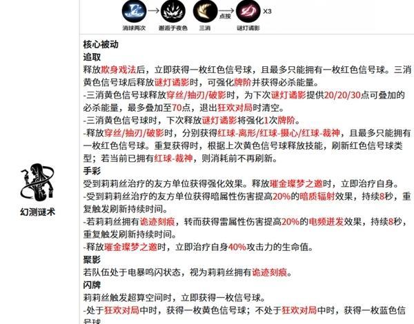 幻测谜术技能机制