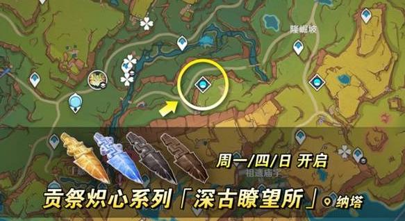 贡祭炽心系列分布图