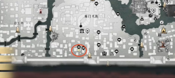 燕云十六声南门大街妙妙喵位置