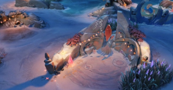 王者荣耀冰雪地图切换教程