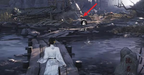 火盆附近蹊跷示意图