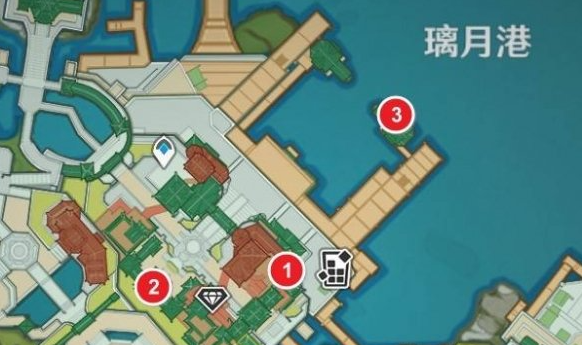 原神5.3海灯节观景镜位置