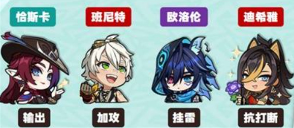 雷火双色队阵容搭配