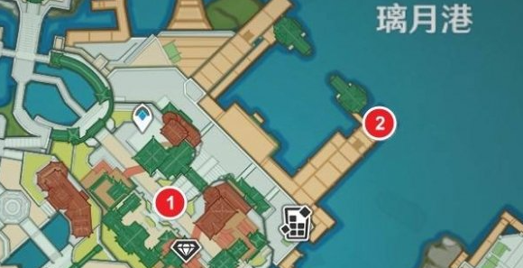 原神5.3海灯节烟花筒位置