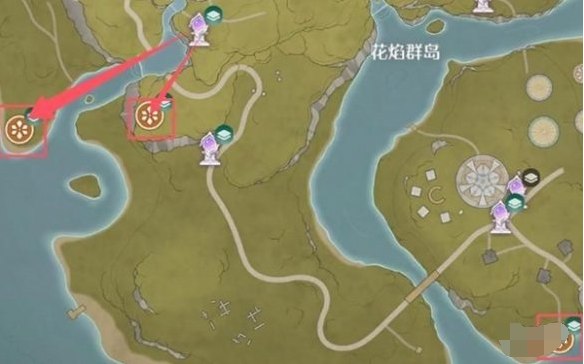 无限暖暖聆风洞窟烟花位置