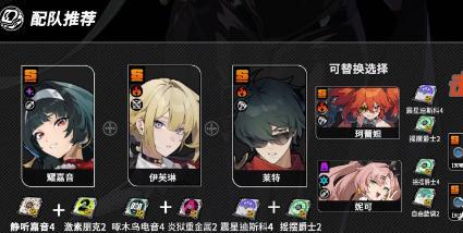 绝区零角色搭配示例