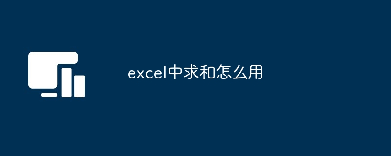 Excel求和操作演示