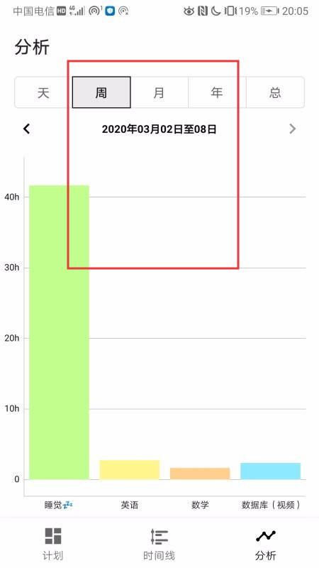 时间记录app学习计划展示