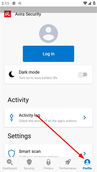 小红伞登录界面截图