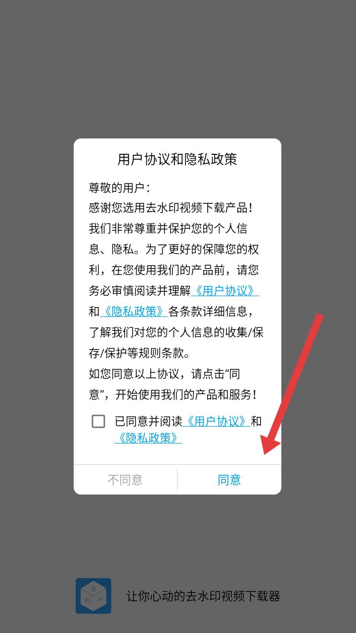 去水印视频下载app操作界面