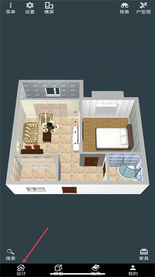 家炫手机版3D设计界面